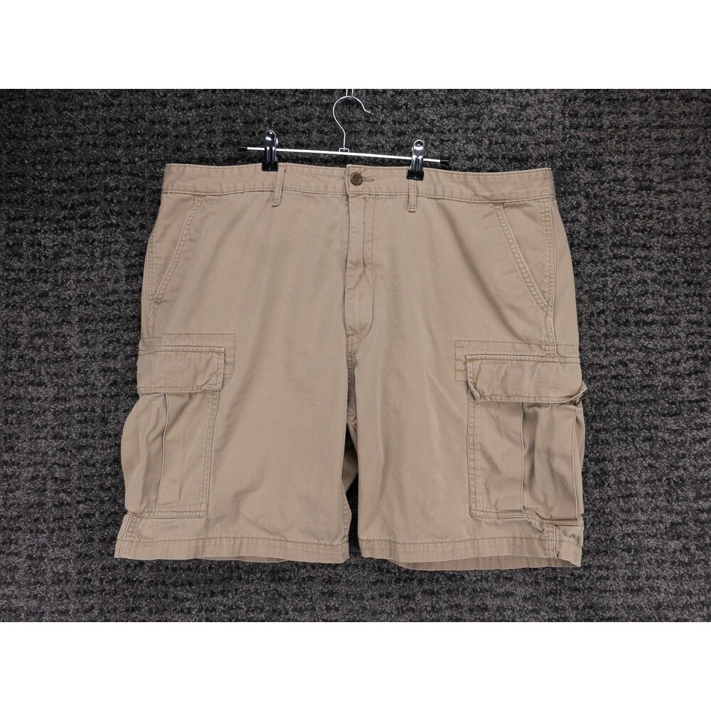 Levis Cargo Shorts Mens 44 Actual 42 Khaki Beige Cotton Casual Outdoor Preppy